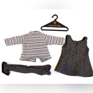 1st Edition Pleasant Co 1996 AGOT School Jumper, Shirt, Tights, Boots & Hanger